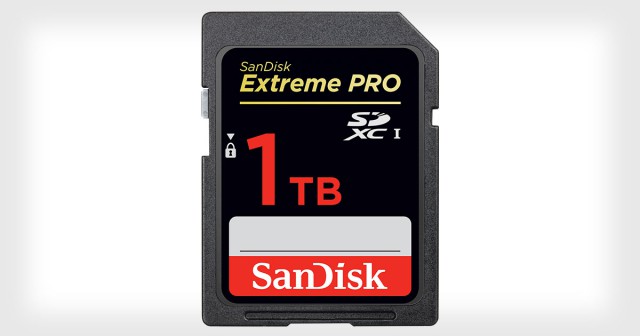 SanDisk анонсирует первую в мире карту памяти ёмкостью 1 терабайт