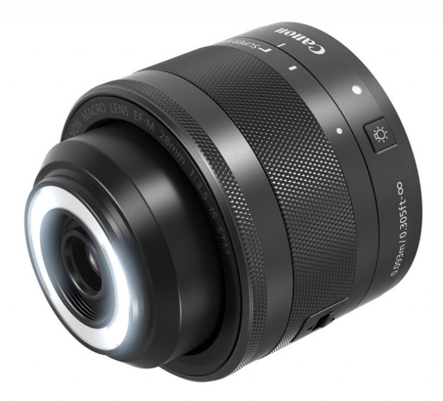 Canon EF-M 28мм STM – первый макрообъектив со встроенным кольцом светодиодной подсветки
