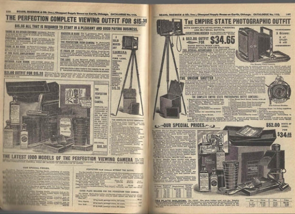 Набор для профессиональной фотографии за 15.35 долларов - цены  в 1900 году