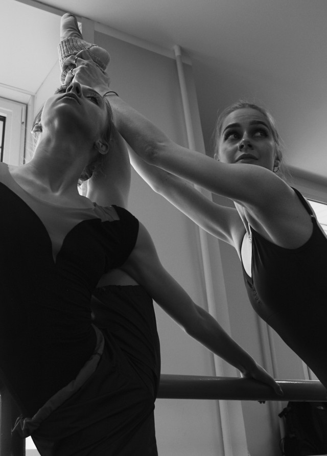 В балетной студии. Фотограф Анна Игнатьева