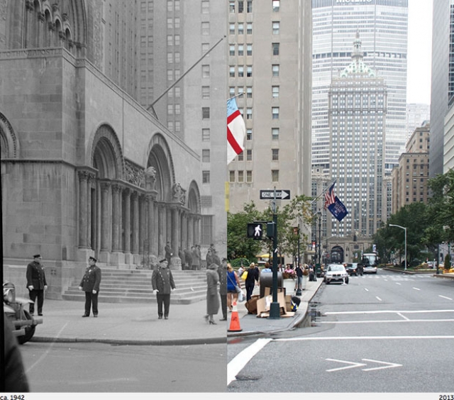 Фотографии Нью-Йорка сегодня и в прошлом веке