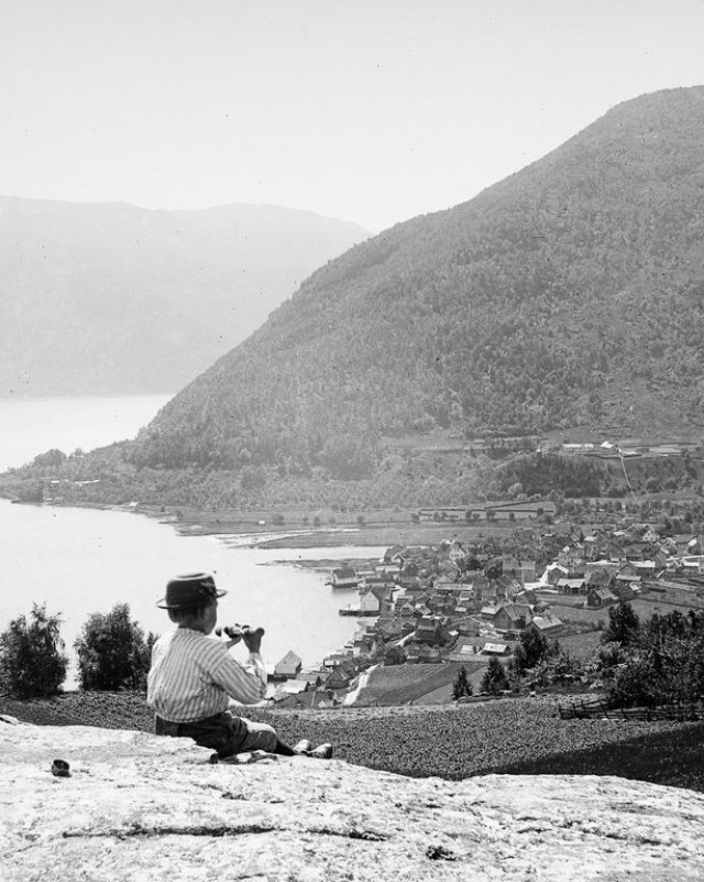 Портреты норвежцев на фоне эпических пейзажей, снятые в 1900 году
