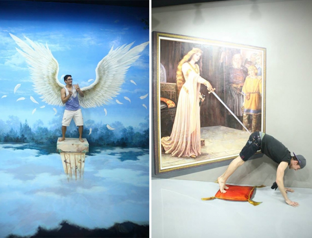 В филиппинском музее 3D искусства каждый может стать частью картины
