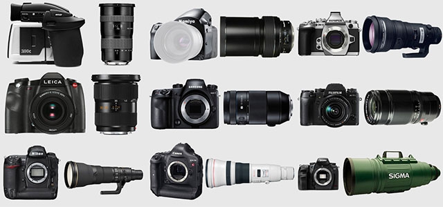 Самые дорогие комплекты фотоаппарат плюс объектив от каждого производителя