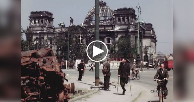 Как выглядел Берлин в июле 1945 - видео
