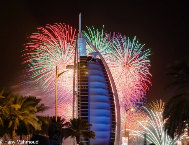 Рекордный новогодний фейерверк в Дубае