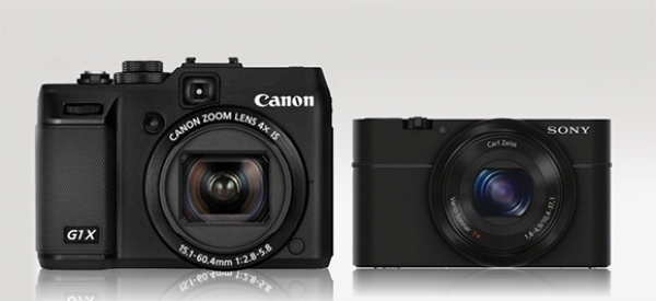 Сравнение Canon PowerShot G1 X и Sony Cyber-Shot DSC-RX100