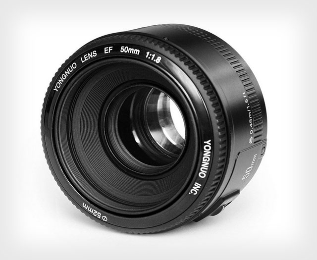 Yongnuo клонирует объектив Canon 50 мм F/1.8 II меньше чем за полцены