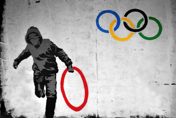 Уличное искусство против Олимпийских игр 2012 года в Лондоне, Англия