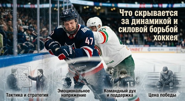 Что скрывается за динамикой и силовой борьбой хоккея