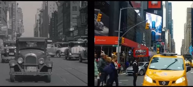 Видео: улицами Нью-Йорка 1930-х годов и сейчас
