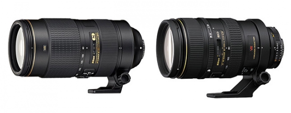 Сравнение объективов Nikon 80-400mm f/4.5-5.6G и 80-400mm f/4.5-5.6D