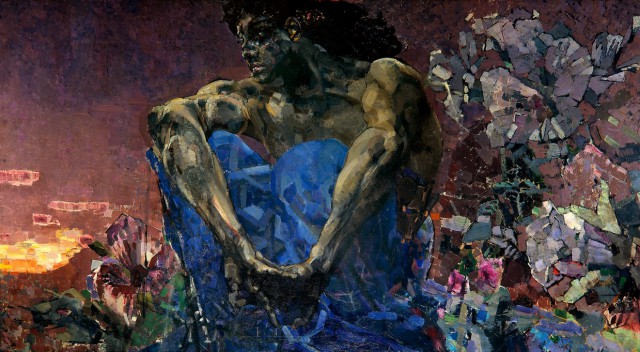 «Демон сидящий» − картина Михаила Врубеля (1890)