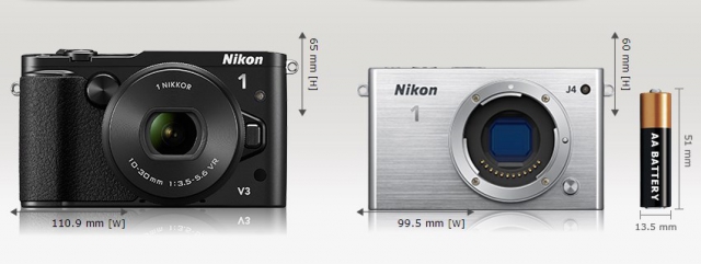 Обзор и сравнение фотоаппаратов Nikon 1 V3, Nikon 1 J4 и Nikon 1 J3