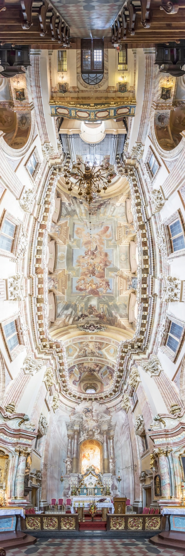 Головокружительные вертикальные панорамы церквей от Ричарда Сильвера (Richard Silver)