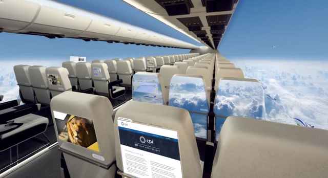 Самолёт с прозрачным фюзеляжем, наконец-то, можно будет витать в облаках