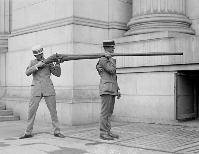 Уточницы – колоссальные ружья для массового уничтожения птиц (1910-1920гг)