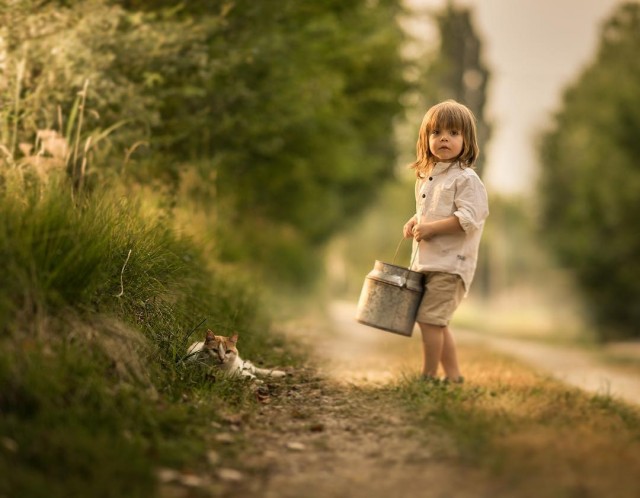 Мгновения из уютного детства в работах польской фотохудожницы
