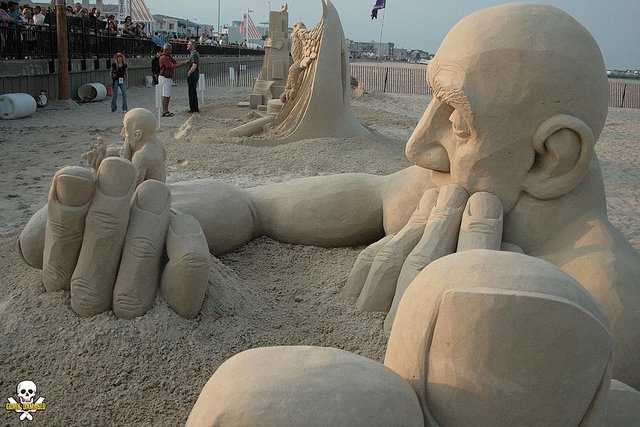 Карл Хара (Carl Jara) - победитель конкурса песчаных скульптур