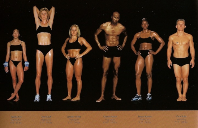 Спортивное телосложение олимпийских чемпионов на фотографиях Говарда Шатца (Howard Schatz)