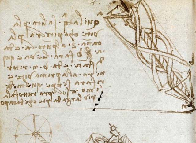 Лондонский музей опубликовал онлайн оцифрованные рукописи Леонардо да Винчи