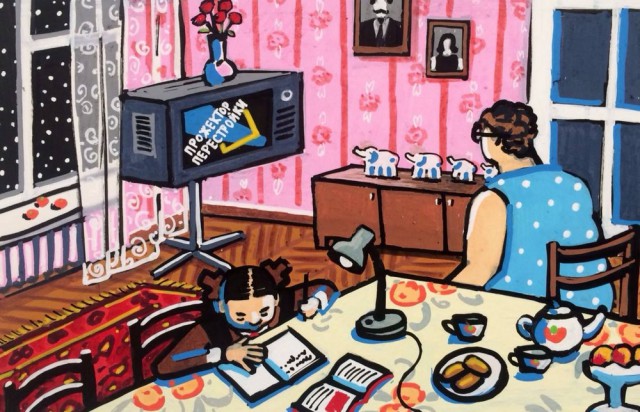 «Советское детство»: наивно честные рисунки Зои Черкасской