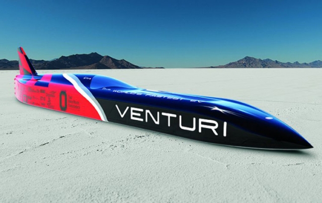 Самый быстрый электромобиль в истории - Venturi VBB 3