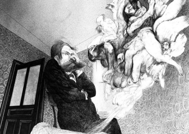 Необычная биография отца психоанализа: Зигмунд Фрейд в иллюстрациях Ральфа Стедмана