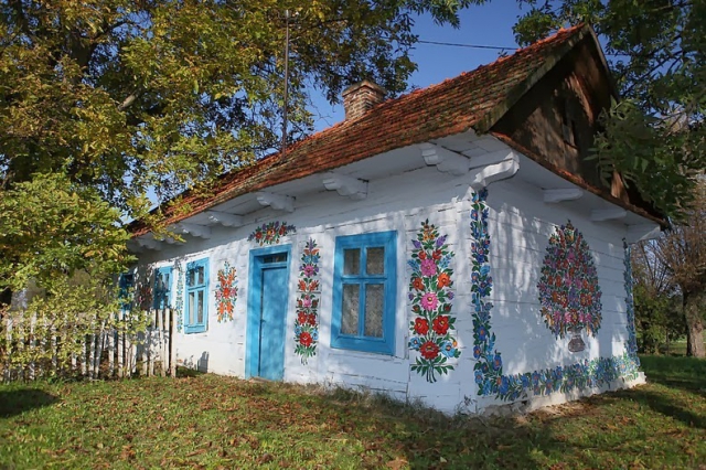 Залипье - самая раскрашенная деревня в Польше