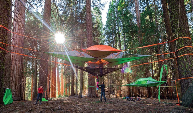 Новые модели подвесных палаток для отдыха среди деревьев