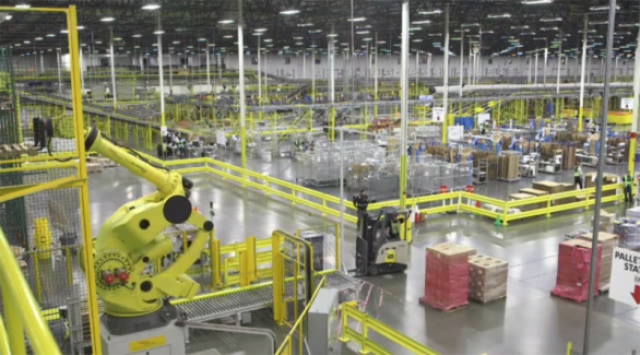 Роботизированные склады Amazon восьмого поколения - видео