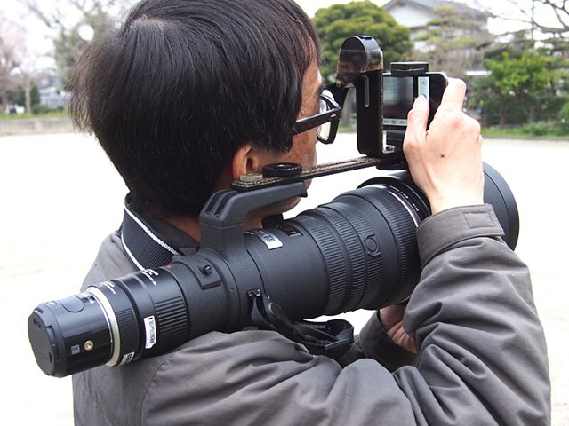 Модульная фотокамера Olympus Air с 300 мм объективом
