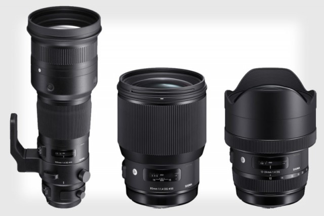 Новые объективы Sigma: портретный 85 мм F/1.4, сверхширокоугольный 12-24 мм F/4 и сверхдлиннофокусный 500 мм F/4