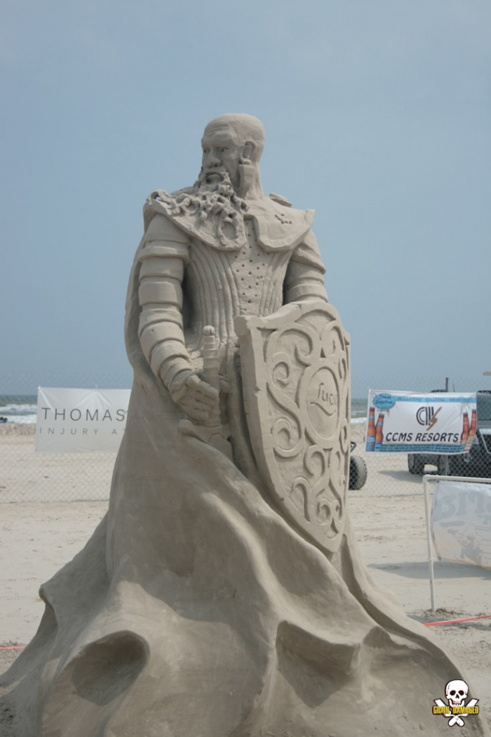 Грандиозные песчаные скульптуры Карла Хара