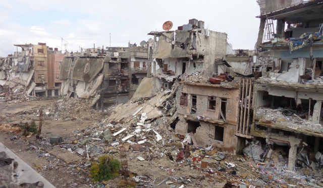 Военная разруха в Сирии - 38 фотографий