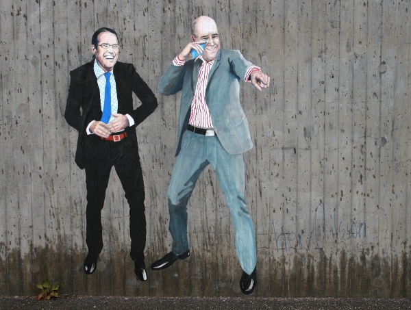 Политики в уличном искусстве в Стокгольме, Швеция