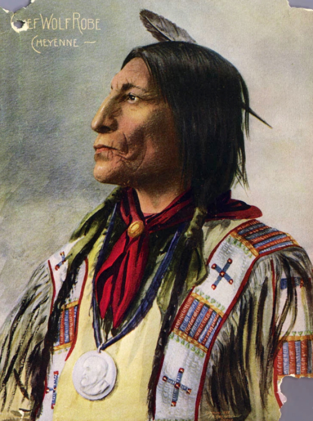 Старые цветные фотографии коренных американцев