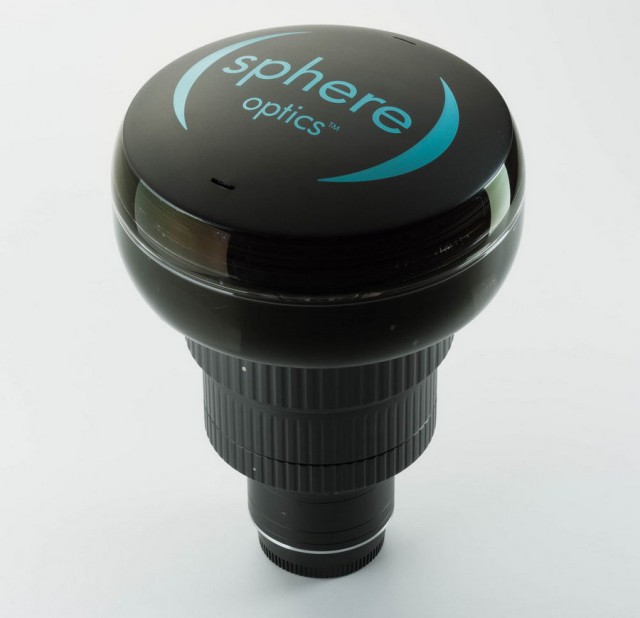 Объектив (sphere) Pro превращает зеркалку в 360-градусную фотокамеру