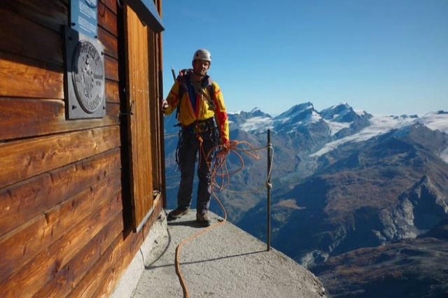 Самая высокогорная хижина в швейцарских Альпах