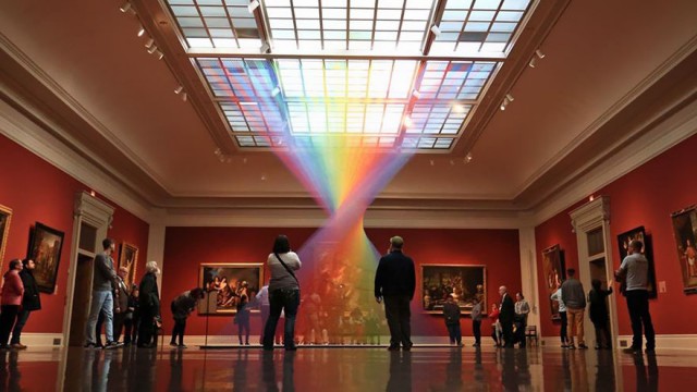 В этом музее появилась рукотворная радуга