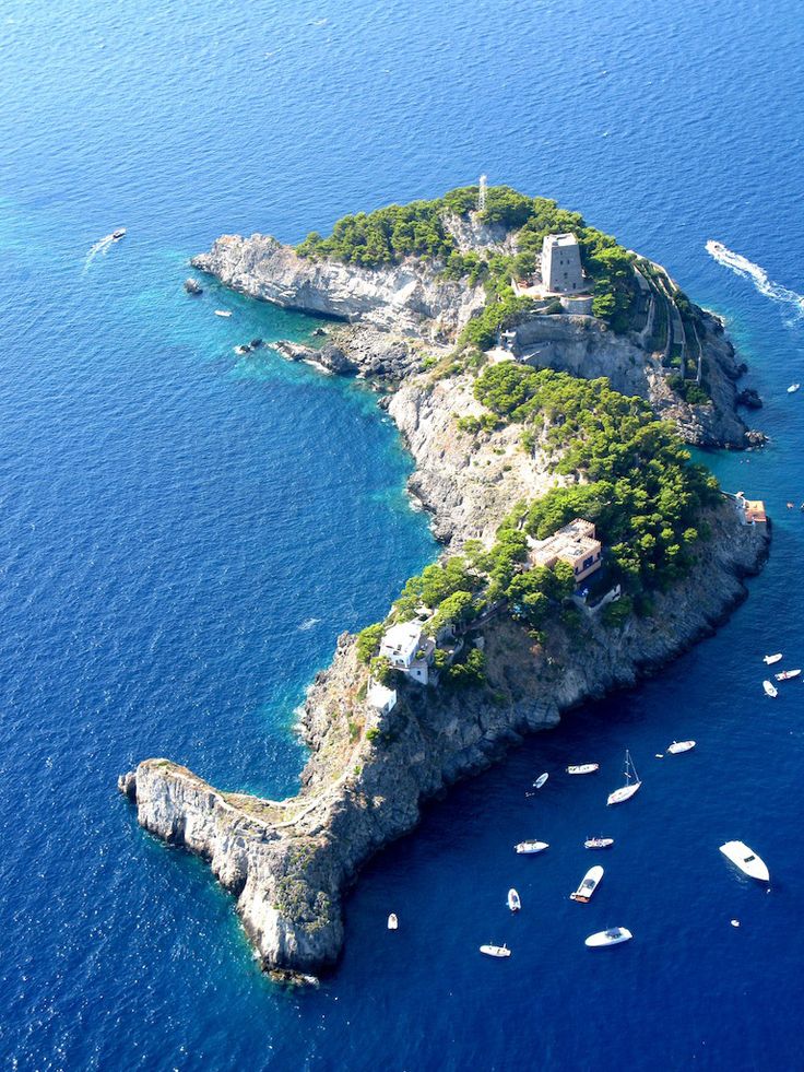 Остров в форме дельфина, Италия