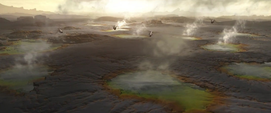 3-Короткометражный фильм о спонтанном зарождении жизни на пустынной планете