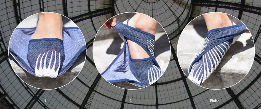 Японский дизайнер придумал обувь, которая идеально сидит на любой ноге – фуросики-6