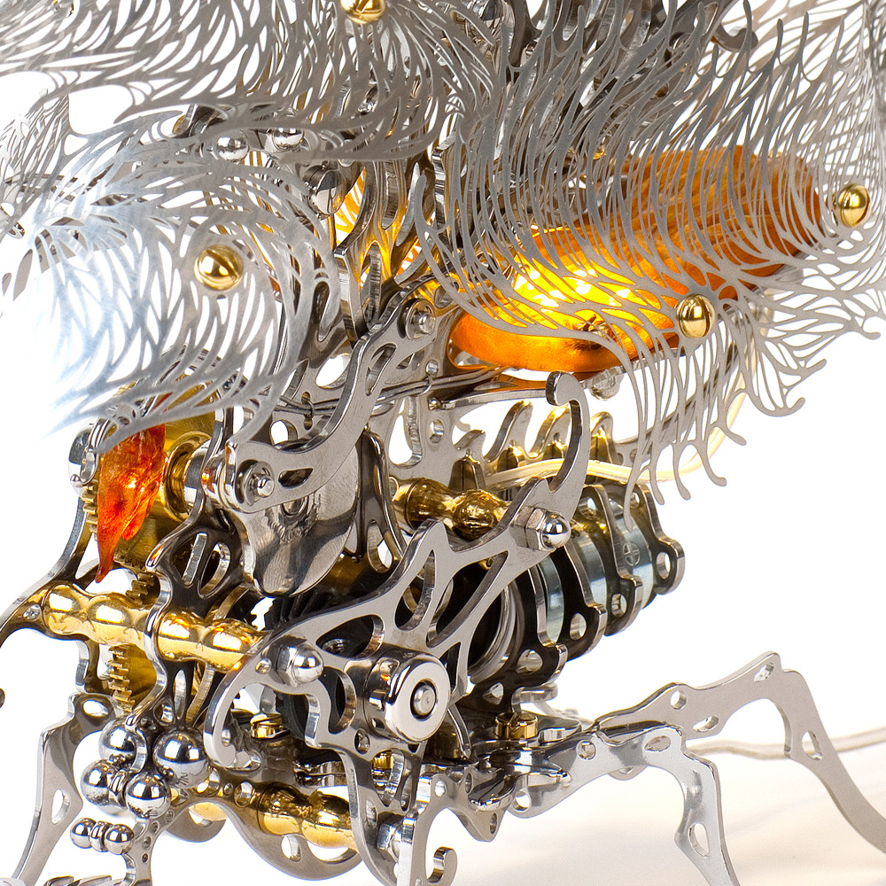 Кинетические насекомые из металла от корейского художника Ю-Рам Чу-3