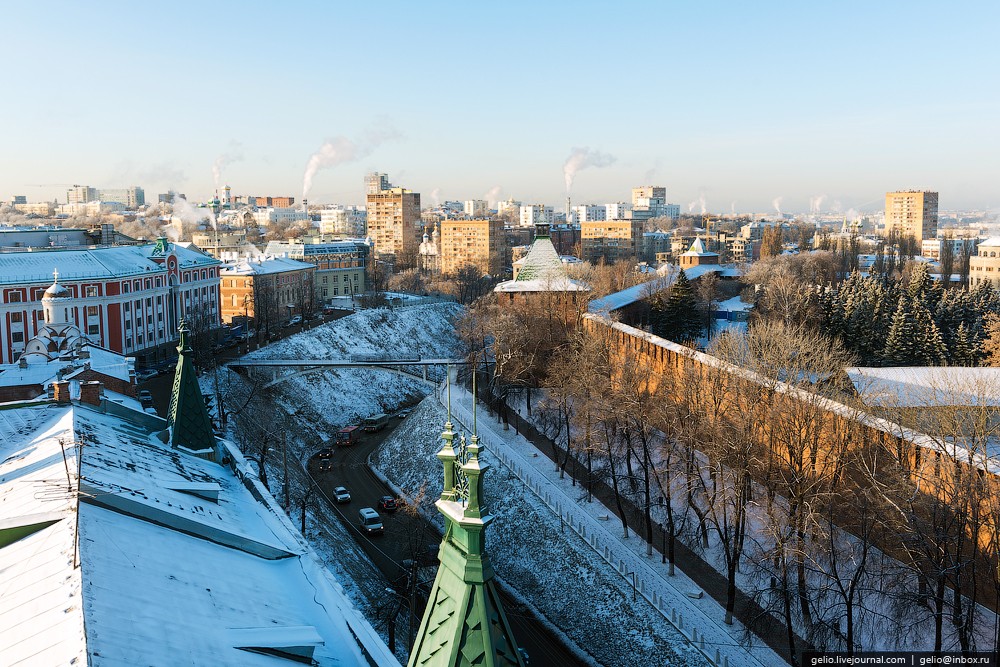 Зимние фотографии Нижнего Новгорода