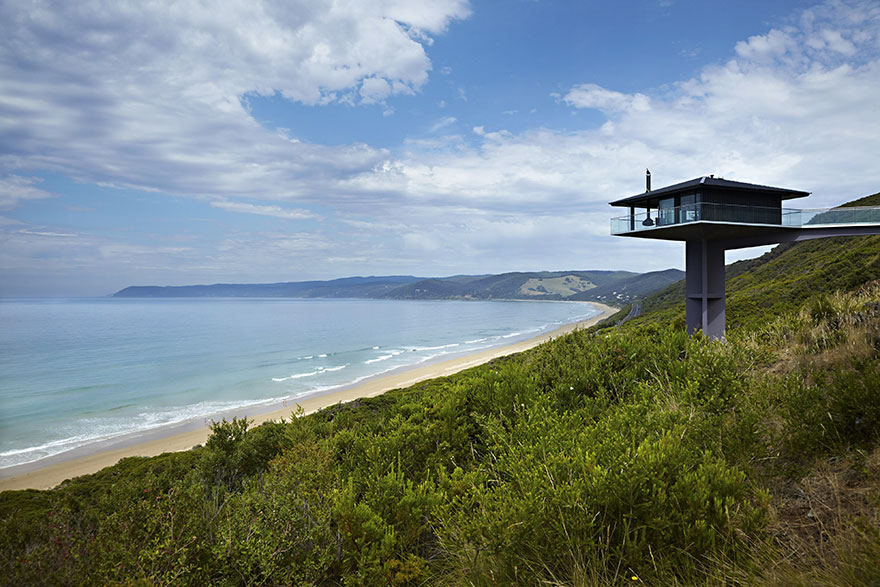 Люксовый дом, который парит над побережьем Австралии-13