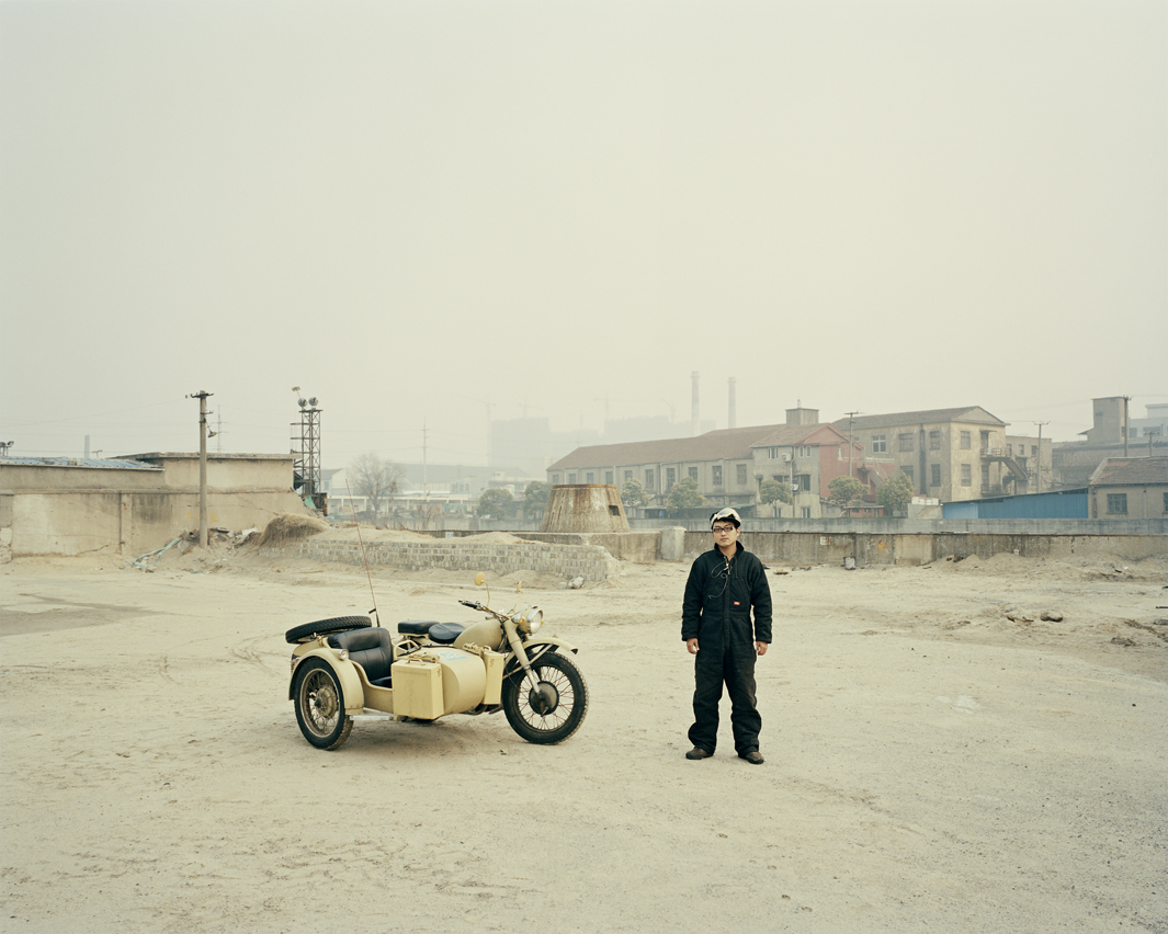 Байкеры Шанхая и их мотоциклы с колясками. Фотограф Орельен Шово - 11