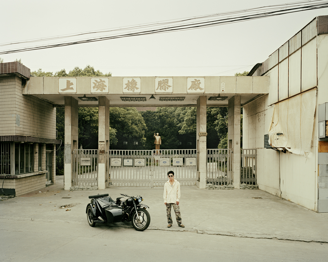 Байкеры Шанхая и их мотоциклы с колясками. Фотограф Орельен Шово - 3