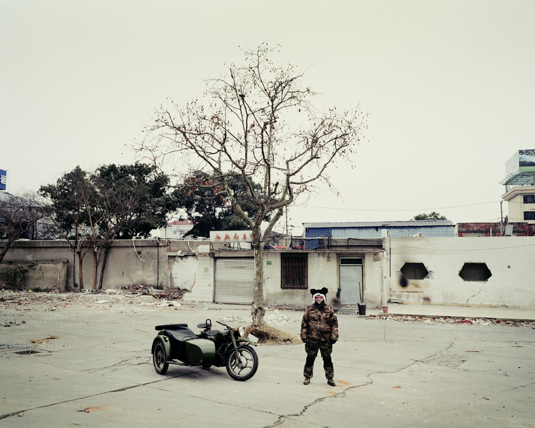 Байкеры Шанхая и их мотоциклы с колясками. Фотограф Орельен Шово - 4