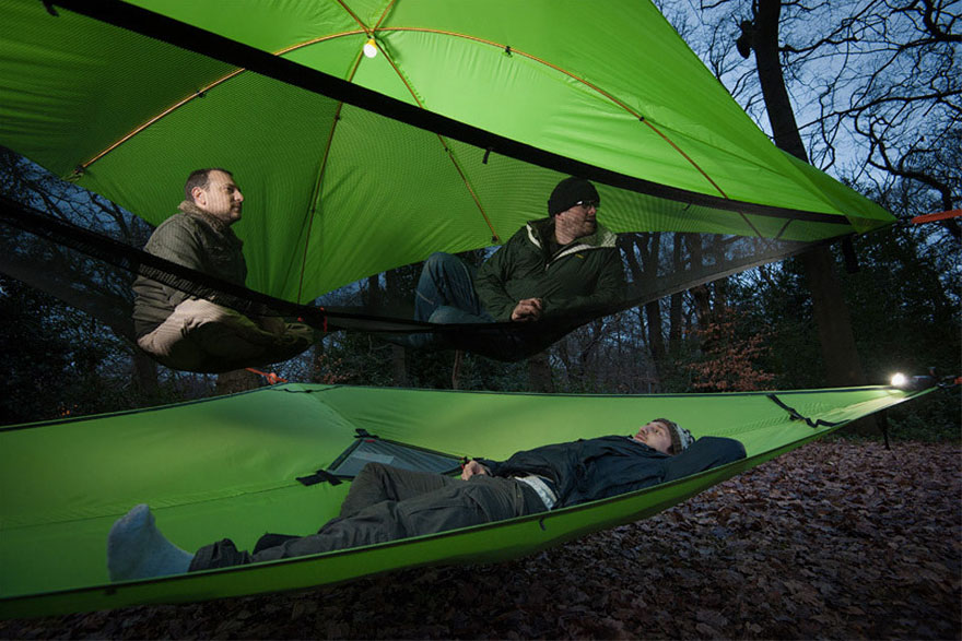 Новые модели подвесных палаток для отдыха среди деревьев-32
